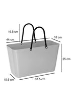 Hinza - Large Eco Plastic Hinza Tote, Maroon