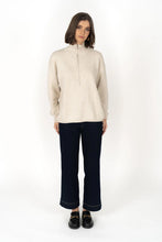Humidity - Knox Zip Sweater, Almond
