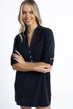 Humidity - Leni Shirt Dress, Navy