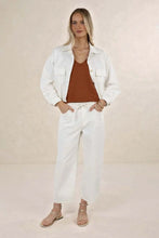 Humidity - Ivy Denim Jacket, Ivory