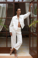 Humidity - Ivy Denim Jacket, Ivory