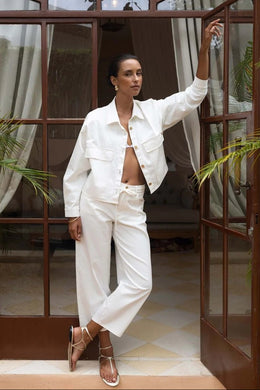 Humidity - Ivy Barrel Jean, Ivory