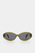 Isle of Eden - Frankie Sunglasses, Frosted Green