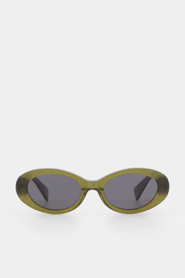 Isle of Eden - Frankie Sunglasses, Frosted Green