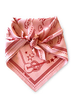 Dark Hampton x Kaylee Bell, Petite Silk Scarf, Cowboy Up Pink