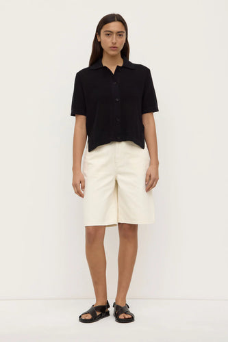 Assembly Label - Kismet Knit Short Sleeve Shirt, Black