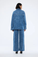 Ena Pelly - Lisa Denim Shirt, Blue Mixed Animal