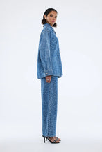 Ena Pelly - Lisa Denim Shirt, Blue Mixed Animal
