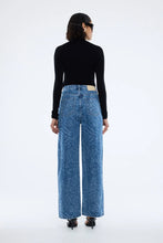 Ena Pelly - Lisa Denim Jeans, Blue Mixed Animal