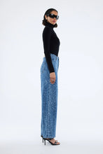 Ena Pelly - Lisa Denim Jeans, Blue Mixed Animal