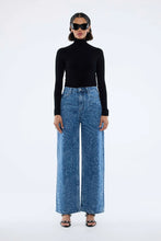 Ena Pelly - Lisa Denim Jeans, Blue Mixed Animal