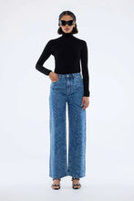 Ena Pelly - Lisa Denim Jeans, Blue Mixed Animal