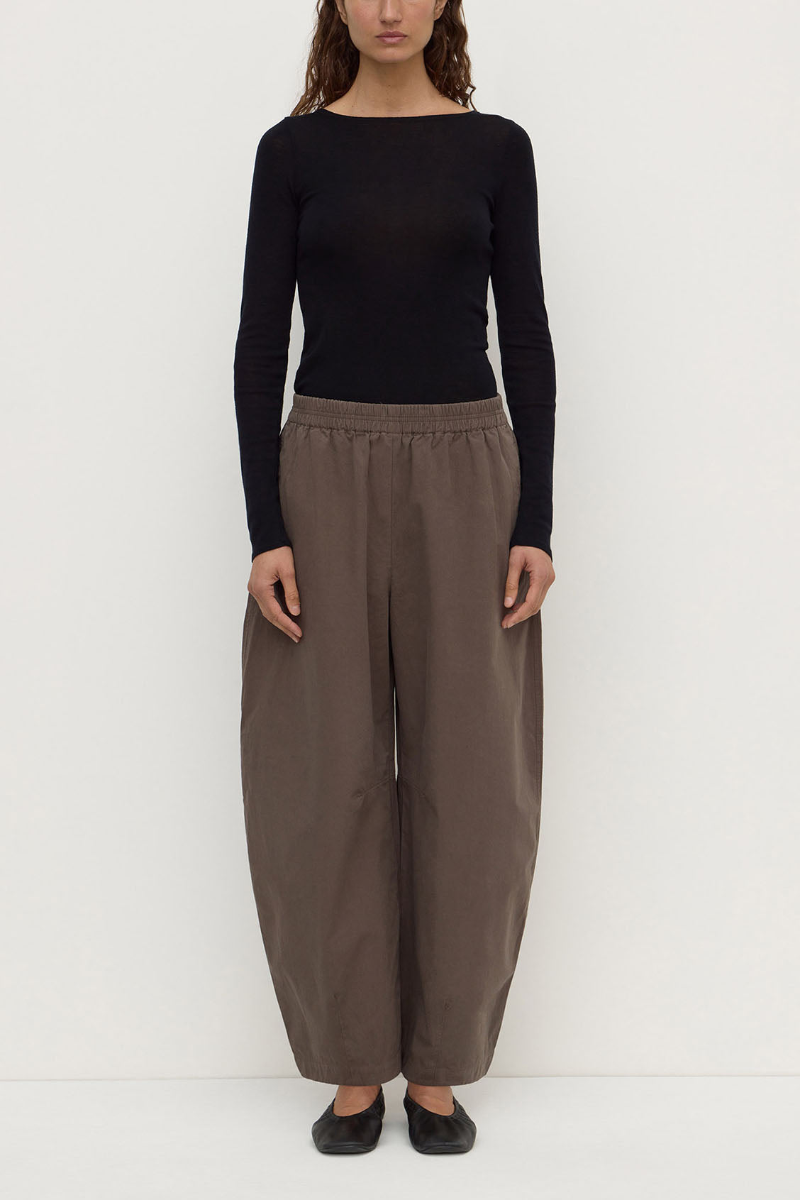 Assembly Label - Lola Barrel Pant, Bark