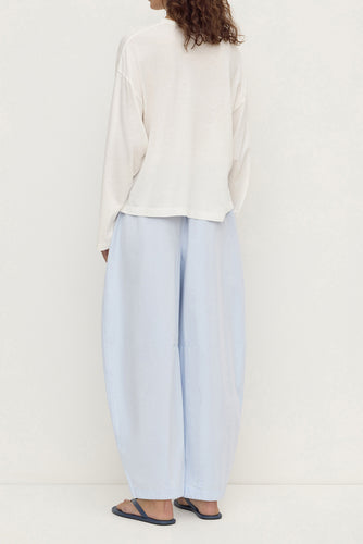 Assembly Label - Elaine Washed Cotton Pant, Powder Blue