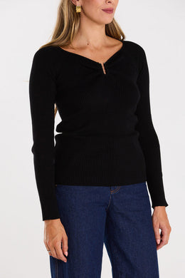 Thing Thing - Loop Longsleeve, Black