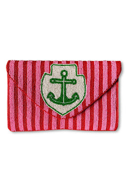 Dark Hampton - Love Anchor Beaded Bag