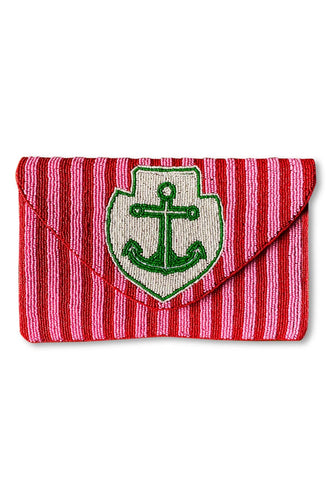 Dark Hampton - Love Anchor Beaded Bag