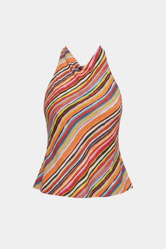 Ruby - Madrid Halter, Liquorice Stripe