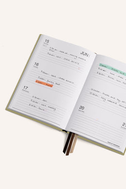 Made Of Tomorrow - 2026 A5 Weekly Diary, Matcha