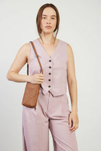 Saben - Maggie Crossbody Bag, Tan Bias