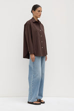 Assembly Label - Marigold Poplin LS Shirt, Ganache
