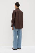 Assembly Label - Marigold Poplin LS Shirt, Ganache