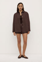 Assembly Label - Marigold Poplin LS Shirt, Ganache