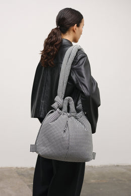 Ölend - Ona Cotton Soft Bag, Vichy Black Gingham