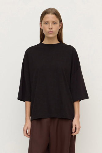 Assembly Label - Max Cotton Oversized Tee, Black