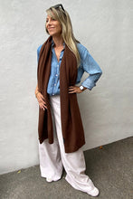 Dark Hampton - The McCance Wool Scarf, Chocolate