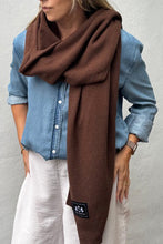 Dark Hampton - The McCance Wool Scarf, Chocolate