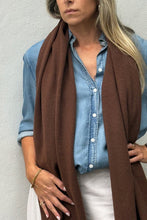 Dark Hampton - The McCance Wool Scarf, Chocolate