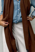 Dark Hampton - The McCance Wool Scarf, Chocolate