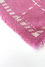 Dark Hampton - The McRae Wool Silk Scarf, Pink Brown