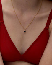 Meadowlark - Heart Jewel Necklace, 23k Gold Plated