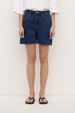 Assembly Label - Mid Rise Vintage Denim Short, Heritage Blue