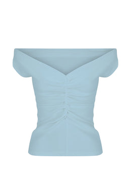 Dominique Healy - Niveah Tee, Blue Rib