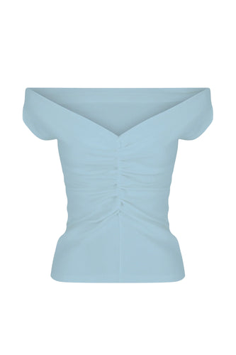 Dominique Healy - Niveah Tee, Blue Rib