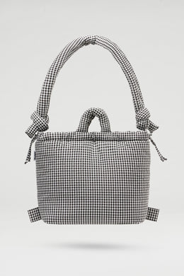 Ölend - Ona Cotton Soft Bag, Vichy Black Gingham