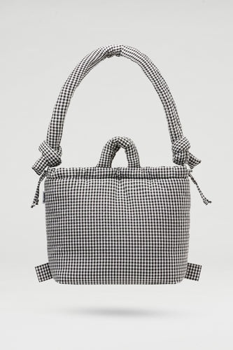 Ölend - Ona Cotton Soft Bag, Vichy Black Gingham