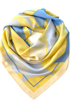 Dark Hampton - The Pannett Cashmere Modal Scarf, Yellow Blue