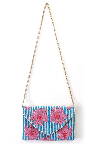 Dark Hampton - Petite Fleur Beaded Bag