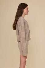 Phàrlain - Squares Cardi, Latte Sparkle