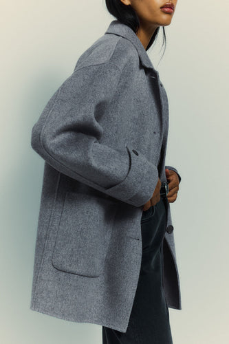 Assembly Label - Pierra Wool Coat, Grey Marle