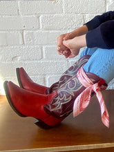 Dark Hampton x Kaylee Bell, Petite Silk Scarf, Cowboy Up Pink