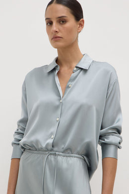 Assembly Label - Pippa Silk Shirt, Cloud