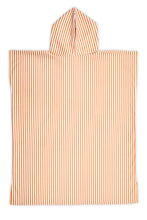 Dark Hampton - Montauk Hooded Towel, Tan Stripe