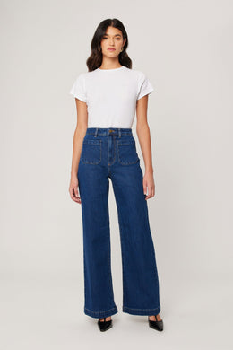Rollas - Sailor Jean Long,  Eco Ruby Blue