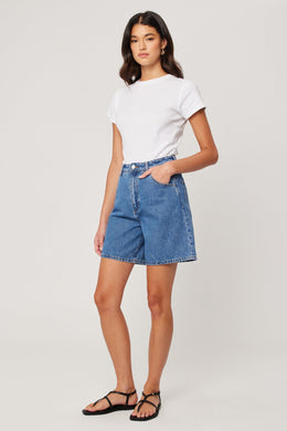 Rollas - Super Mirage Short, Evie Mid Blue