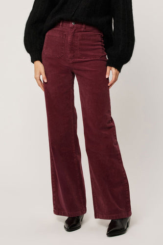 Rollas - Sailor Cord Jean Long, Oxblood